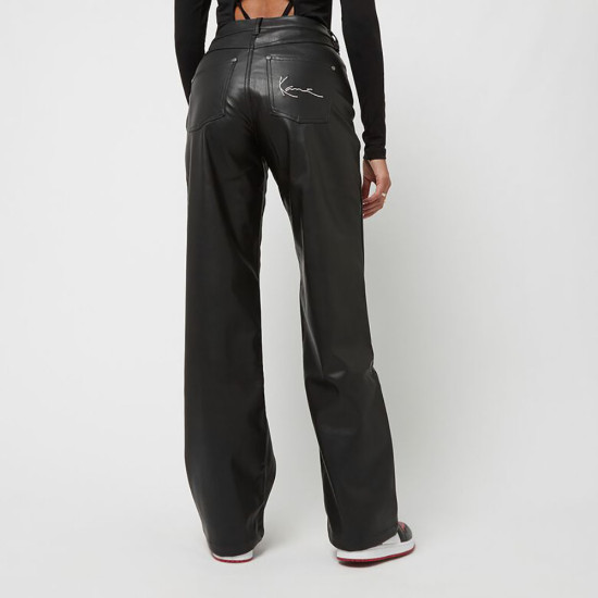 Karl Kani Γυναικείο παντελόνι Small Signature PU Wide Fit Pants